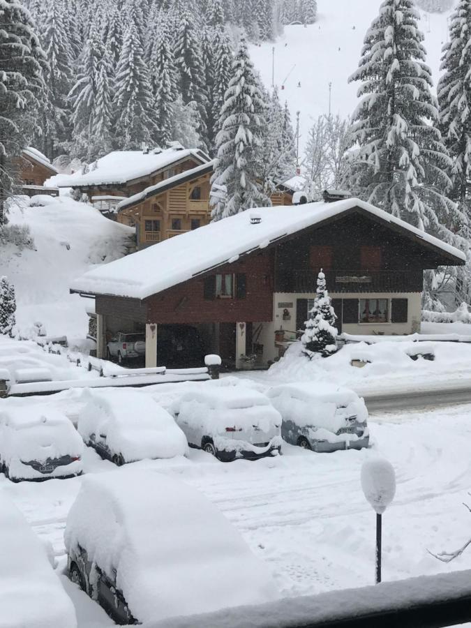 Ferienwohnung La Montagne « Un Coin D'Oxygene » Châtel Exterior foto